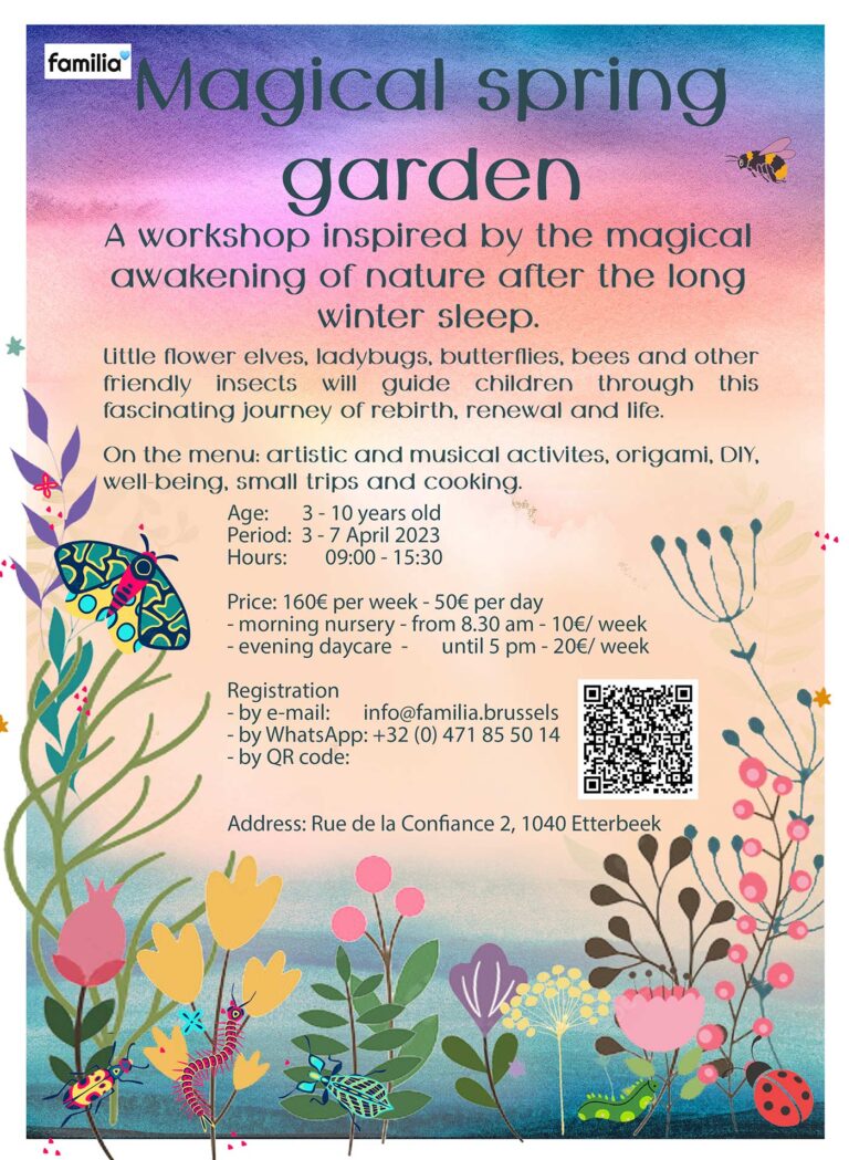 English Camp for Kids in Etterbeek Brussels 2023